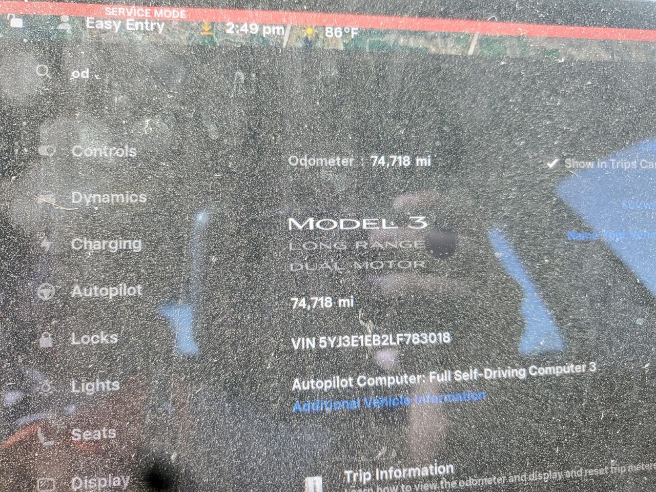2020 TESLA MODEL 3