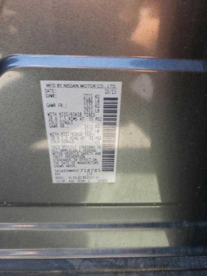 2015 NISSAN PATHFINDER