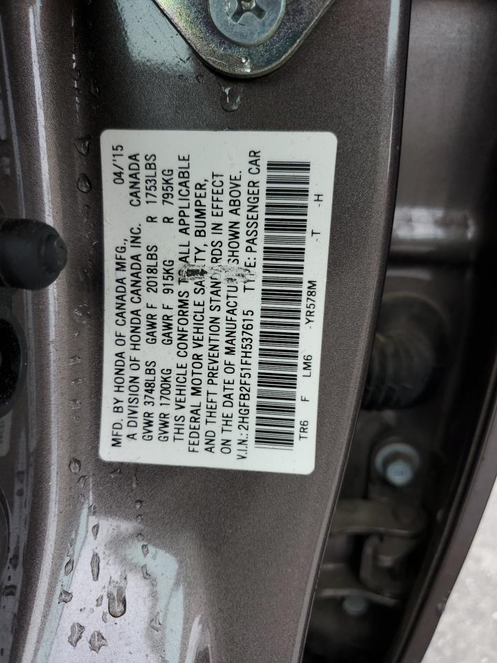 2015 HONDA CIVIC