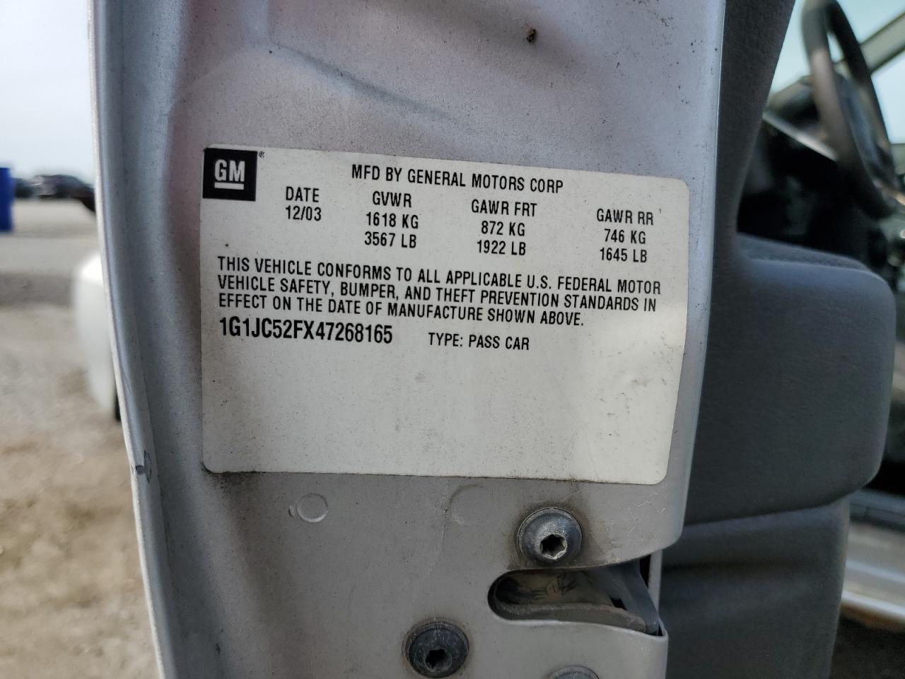 2004 CHEVROLET Cavalier