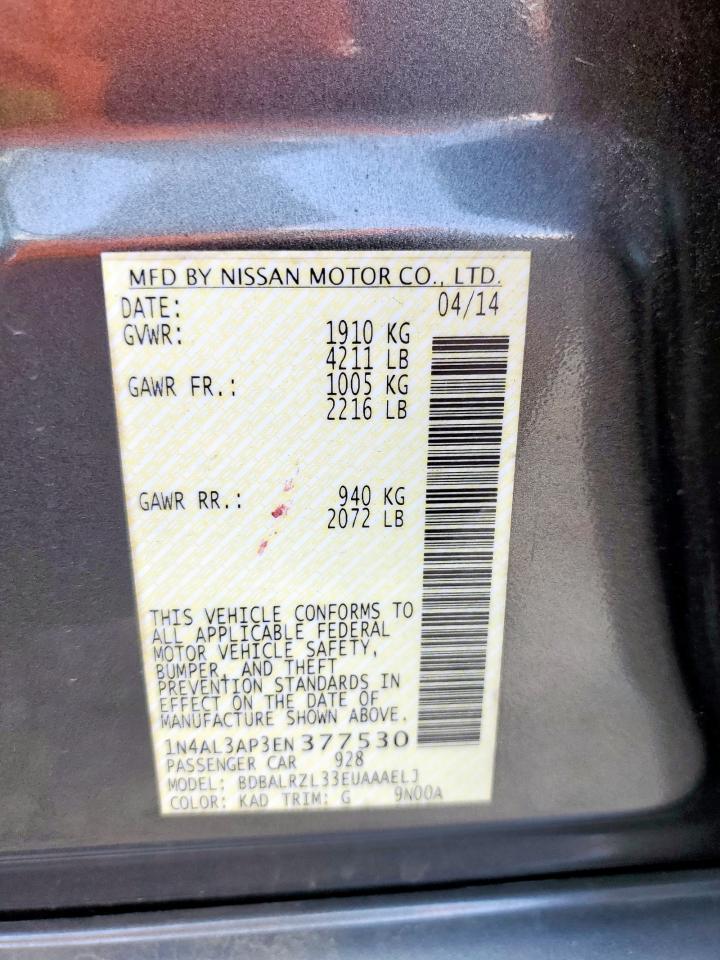 2014 NISSAN ALTIMA