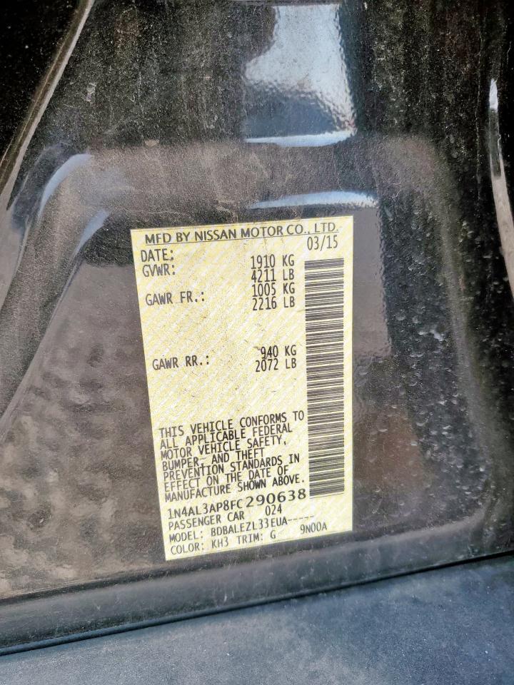 2015 NISSAN ALTIMA