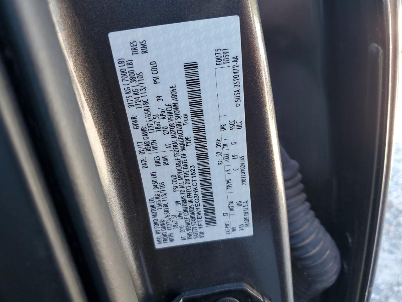 2017 FORD F-150