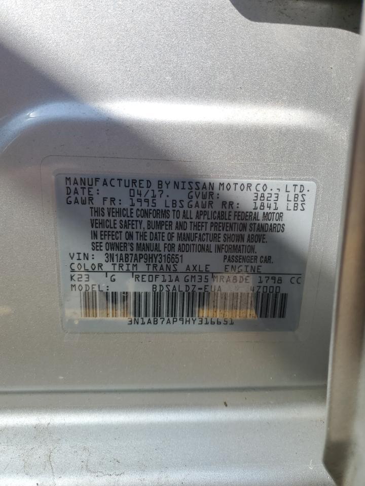 2017 NISSAN SENTRA