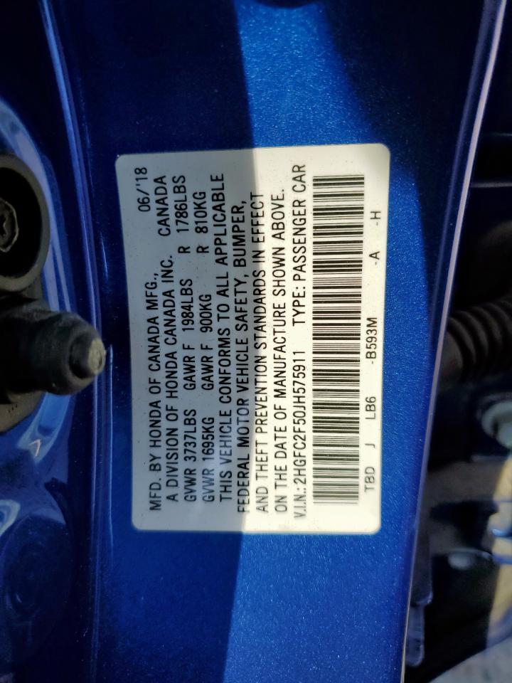 2018 HONDA CIVIC