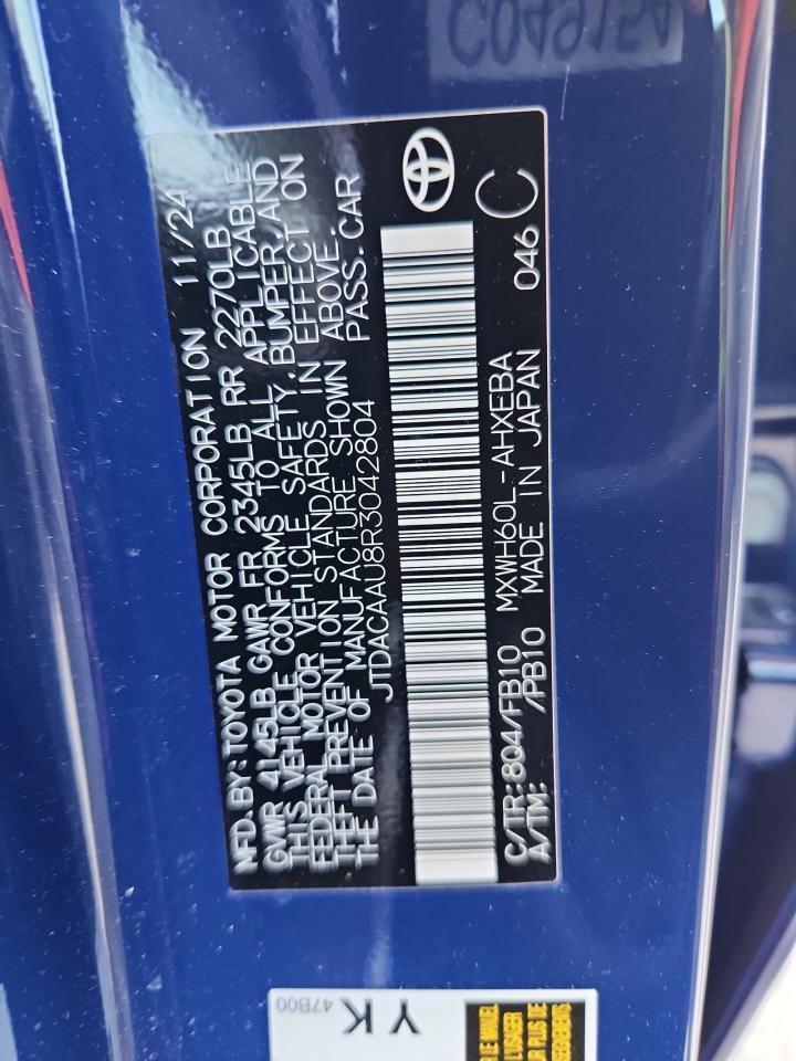 2024 TOYOTA PRIUS