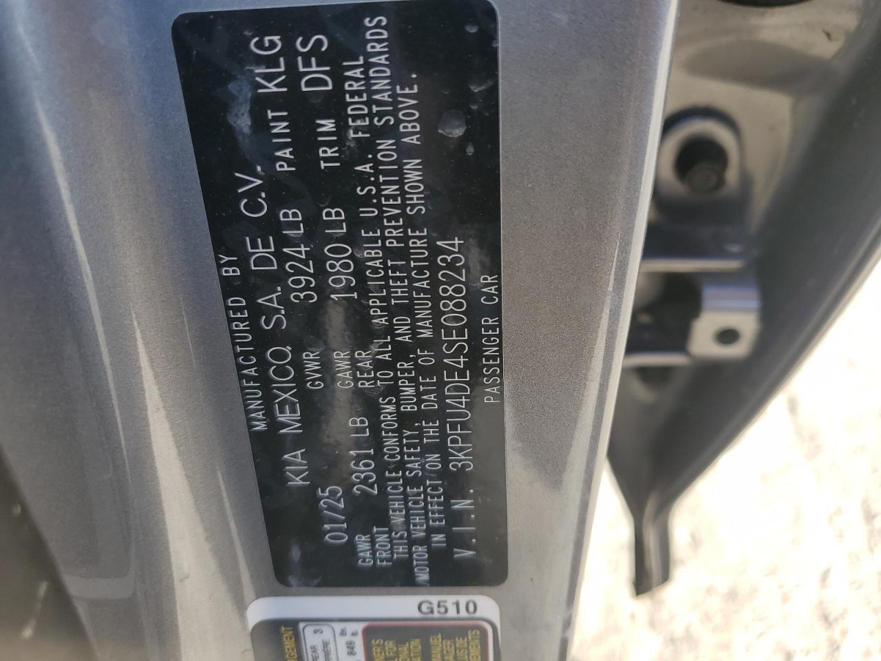 2025 KIA K4