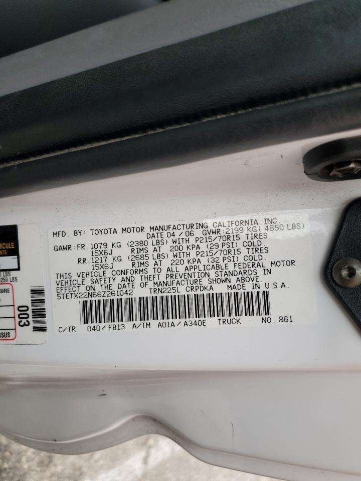 2006 TOYOTA TACOMA