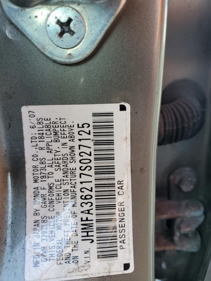2007 HONDA CIVIC
