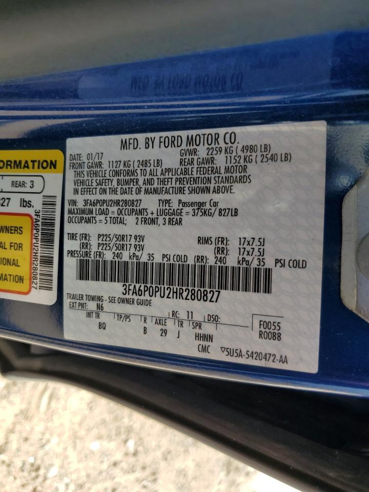 2017 FORD FUSION