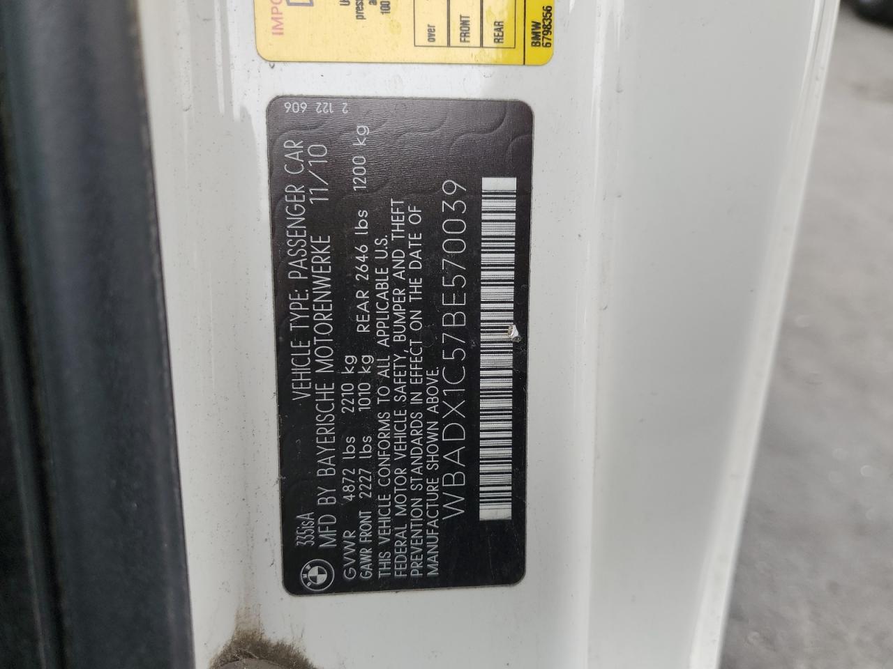 2011 BMW 3 SERIES