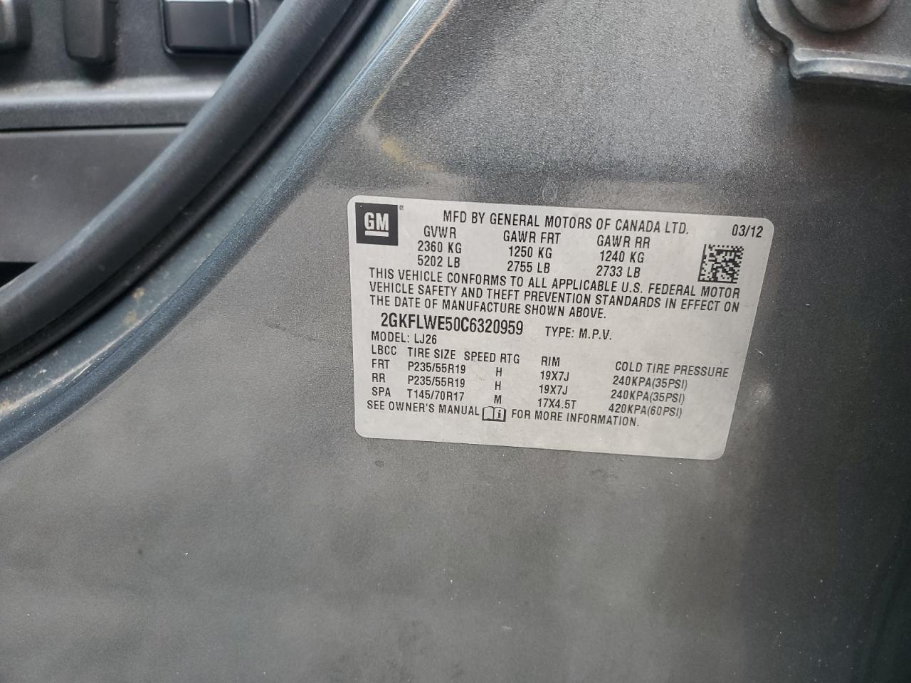 2012 GMC Terrain