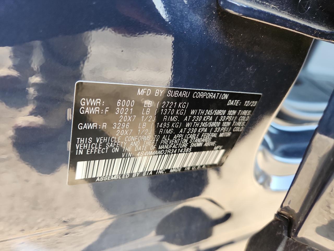 2024 SUBARU Ascent