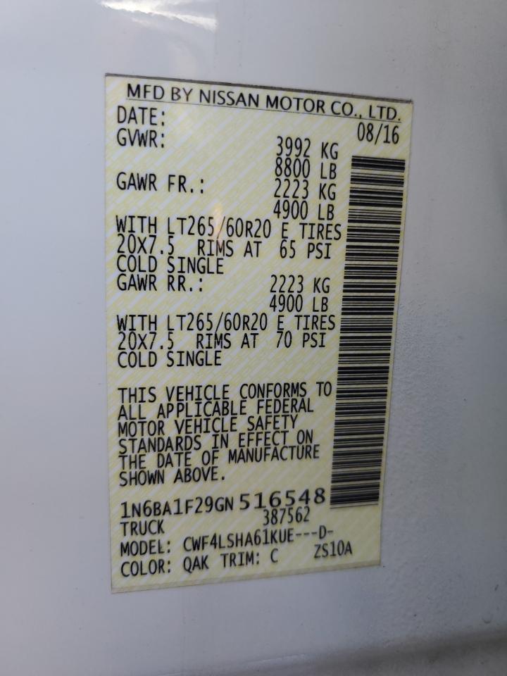 2016 NISSAN Titan