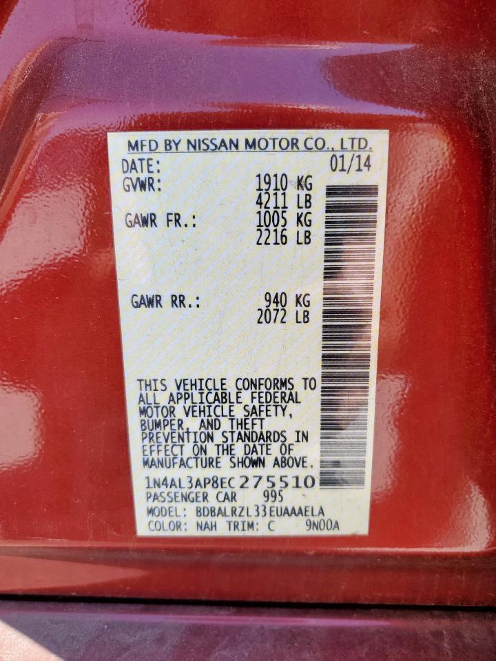 2014 NISSAN ALTIMA