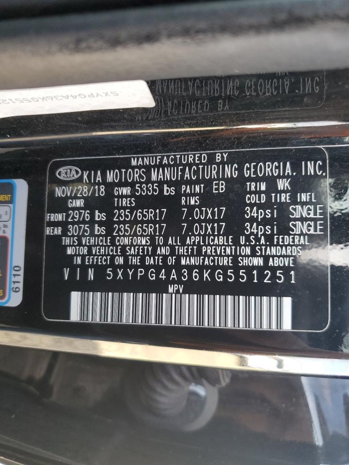 2019 KIA SORENTO