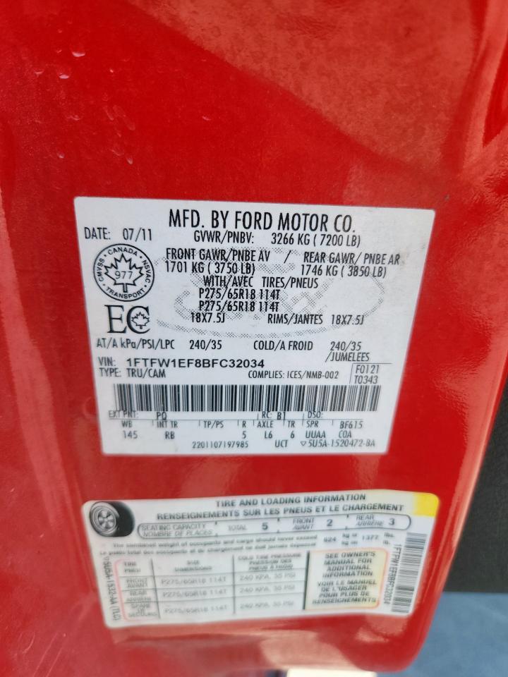 2011 FORD F-150