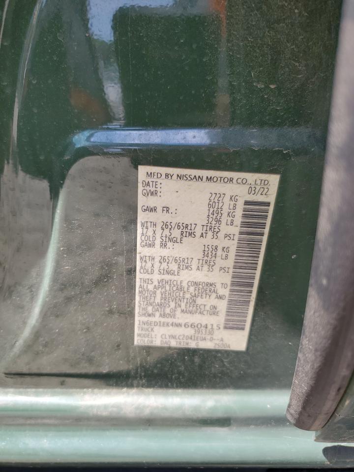 2022 NISSAN Frontier