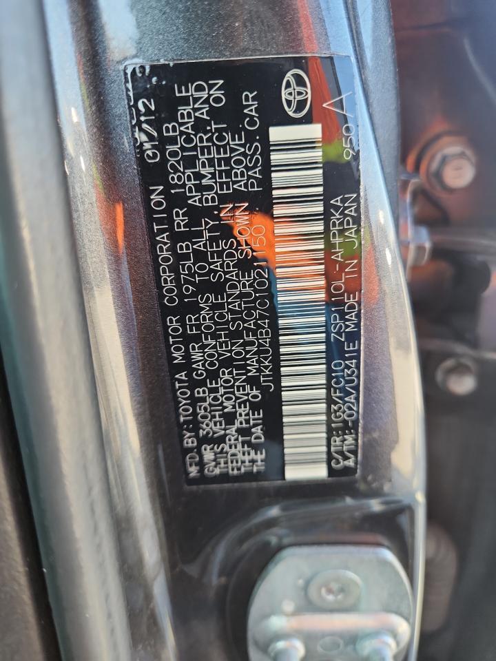 2012 TOYOTA SCION