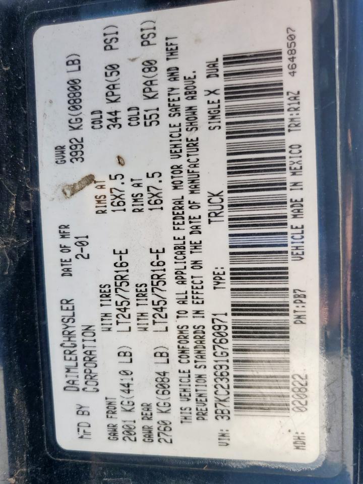 2001 DODGE Ram 2500