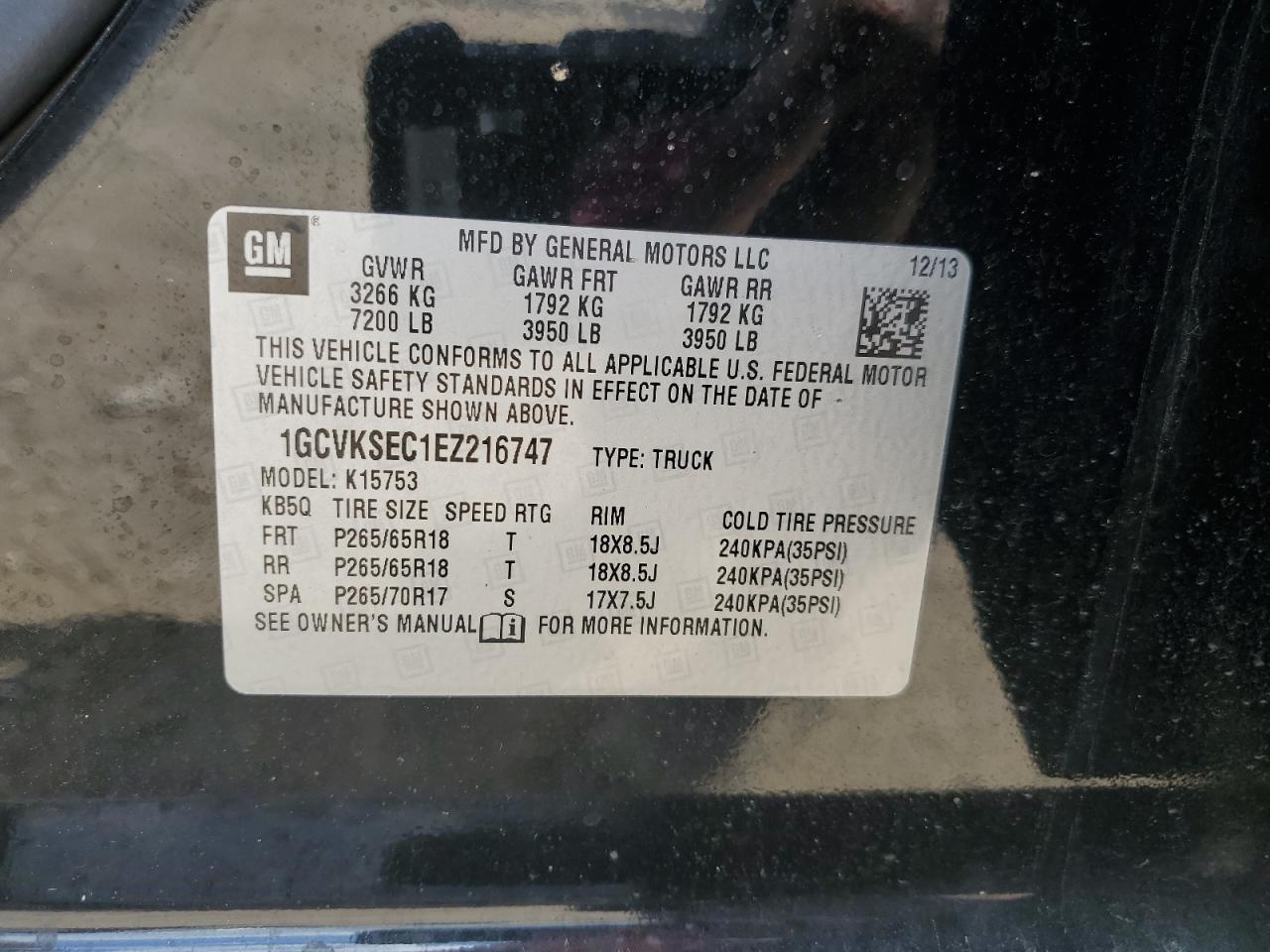 2014 CHEVROLET Silverado