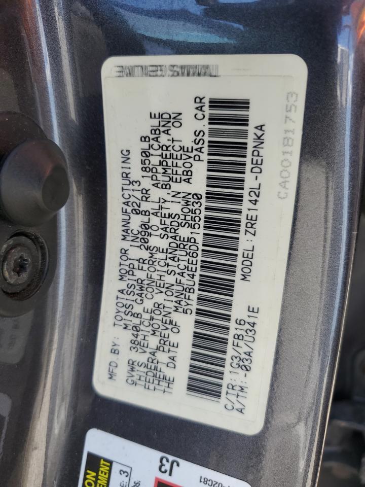 2013 TOYOTA COROLLA
