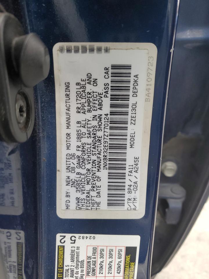 2007 TOYOTA COROLLA