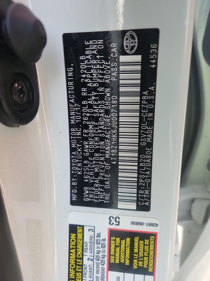2018 TOYOTA CAMRY