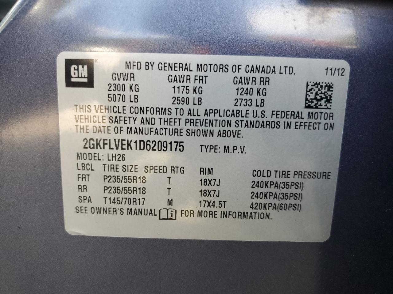 2013 GMC Terrain