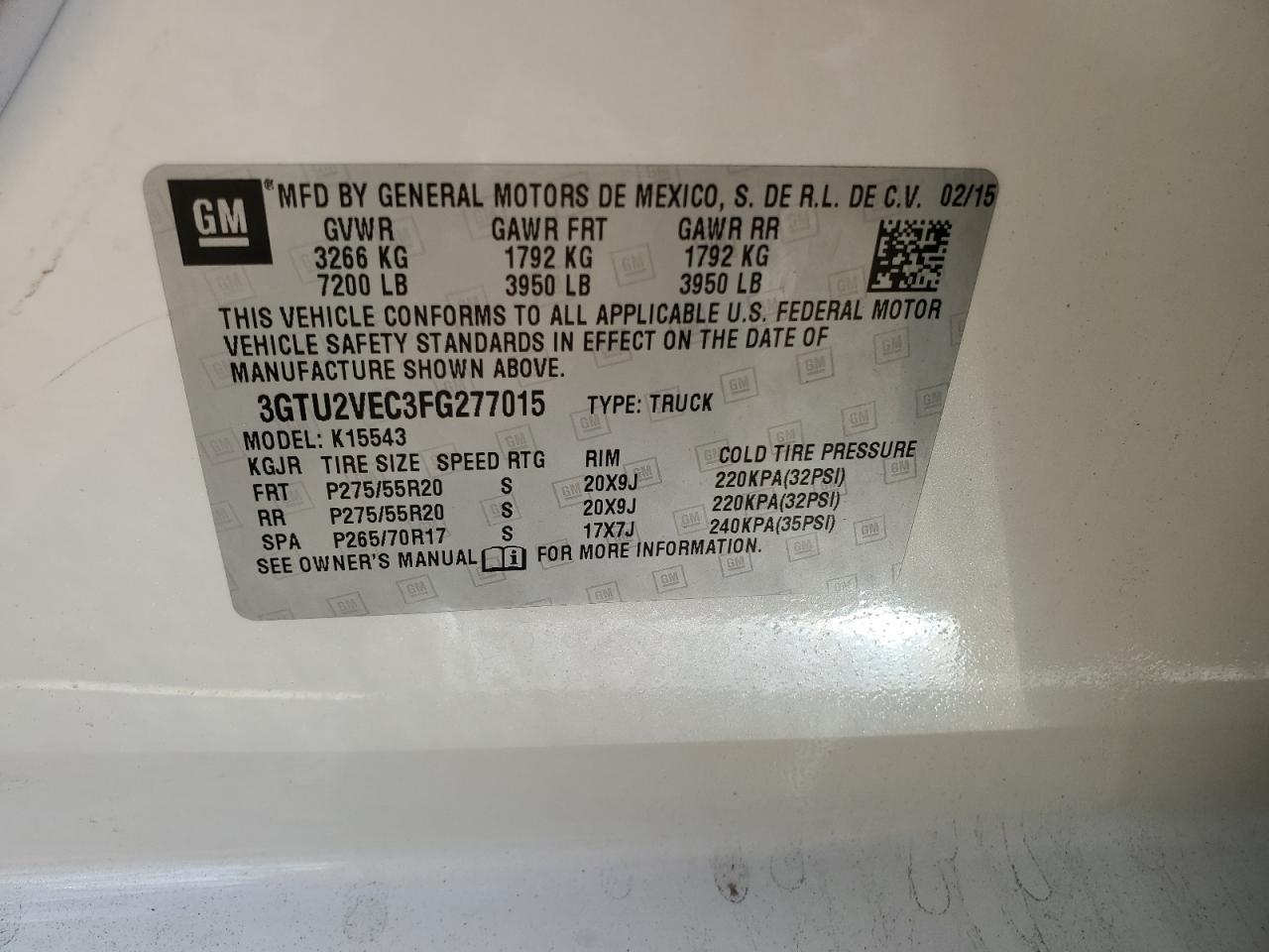 2015 GMC Sierra