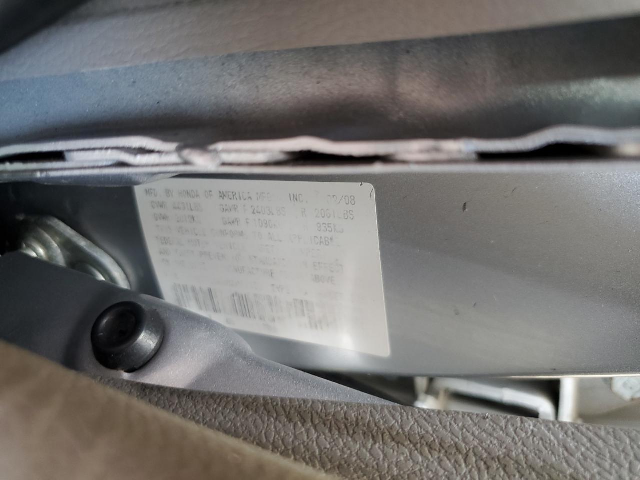 2008 HONDA ACCORD