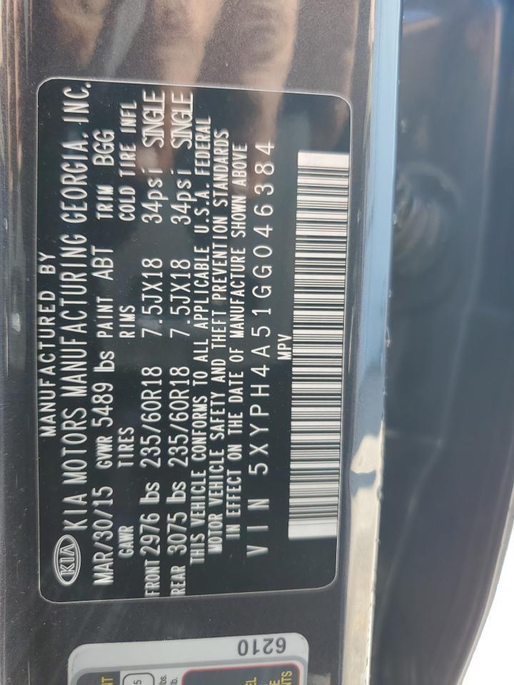 2016 KIA SORENTO