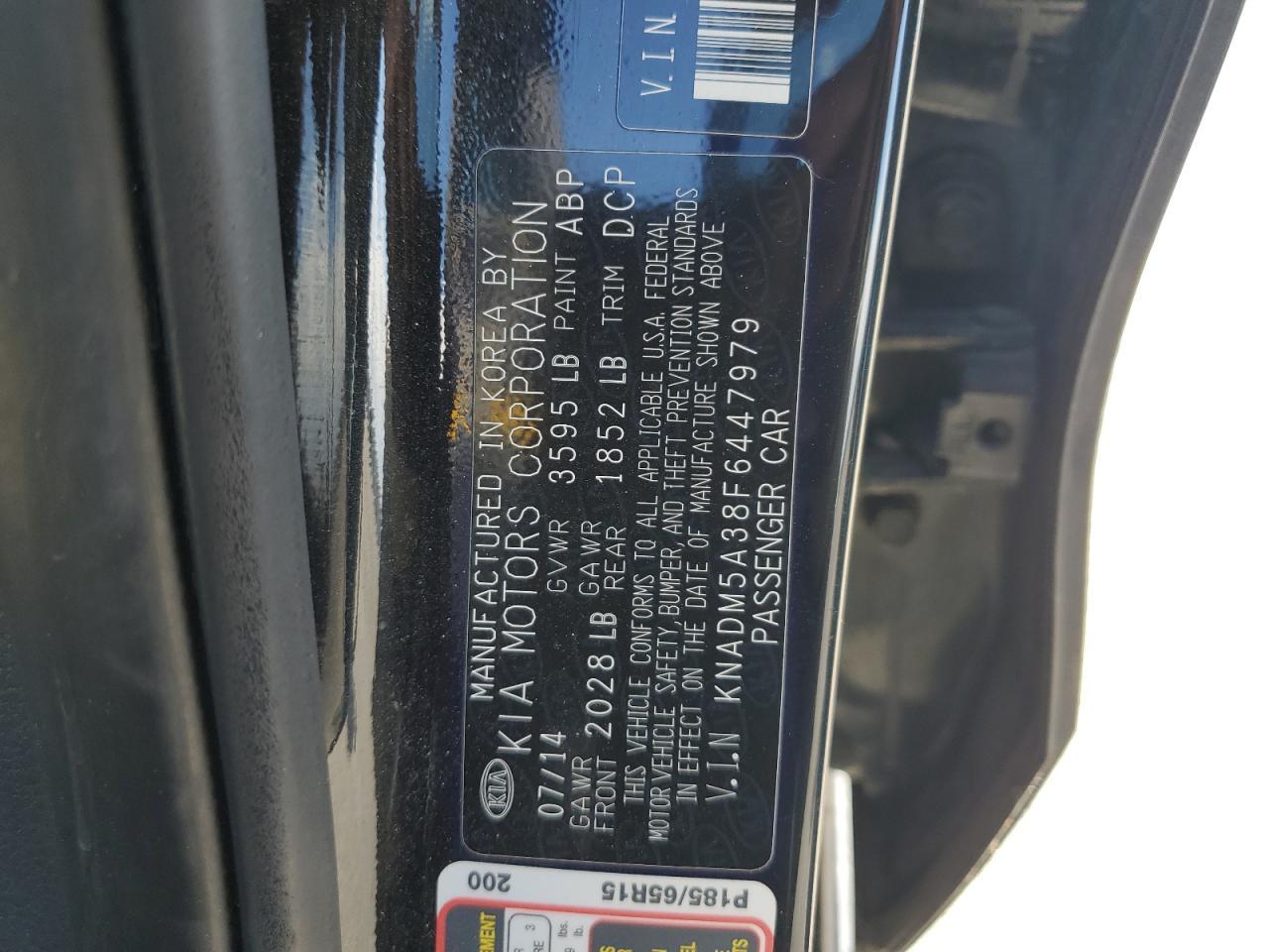 2015 KIA RIO