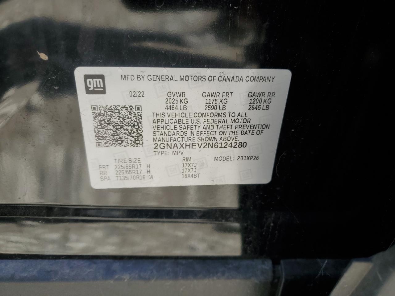 2022 CHEVROLET EQUINOX
