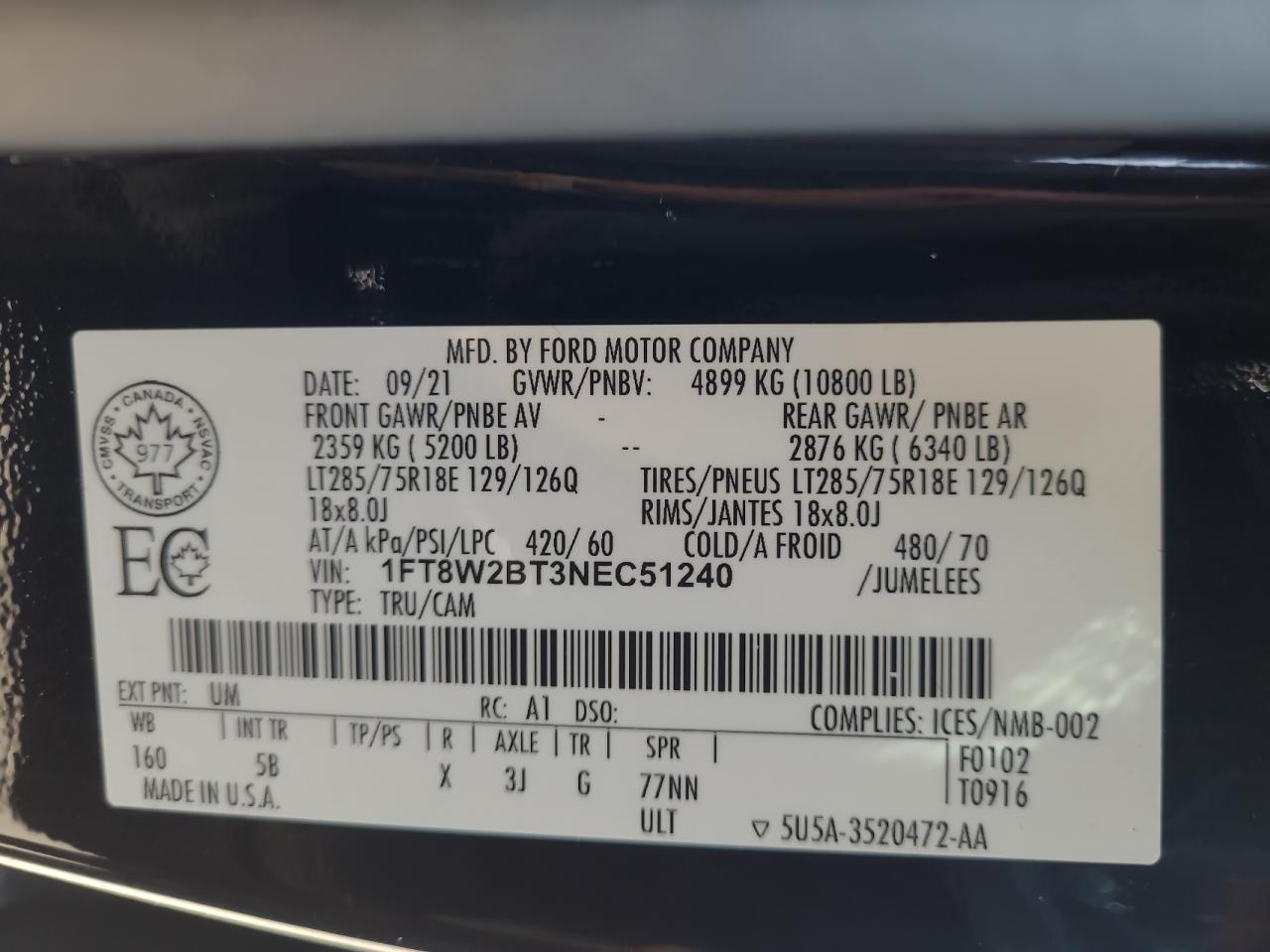 2022 FORD F-250