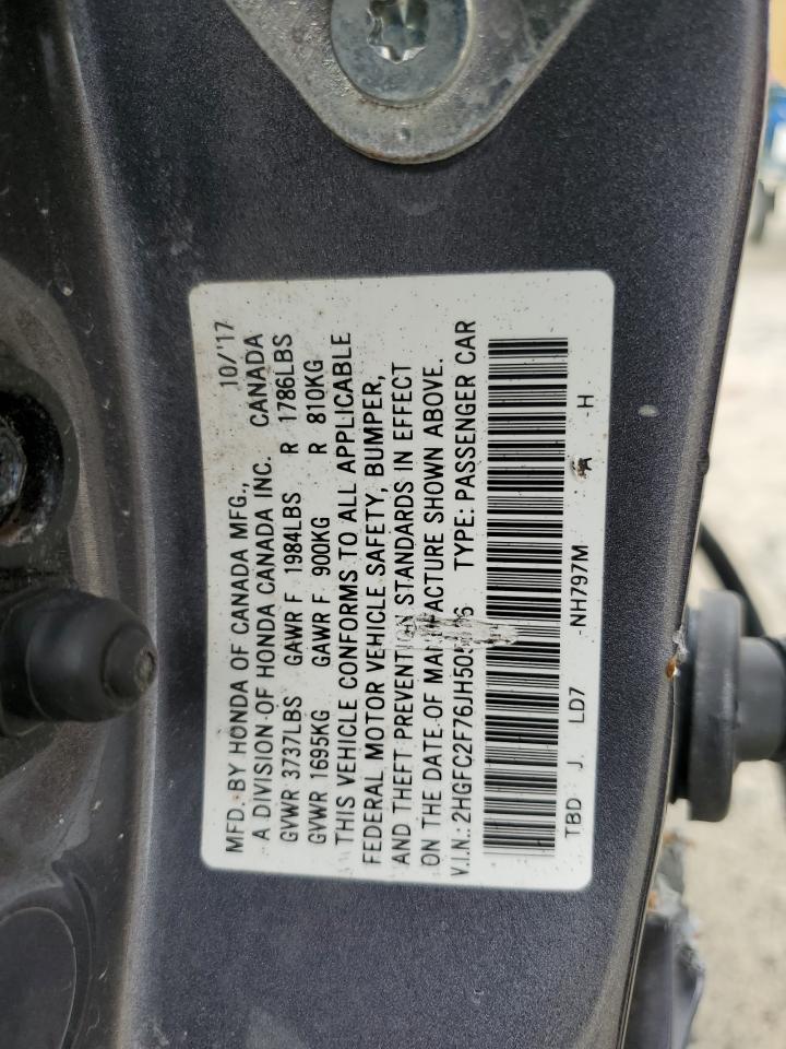 2018 HONDA CIVIC