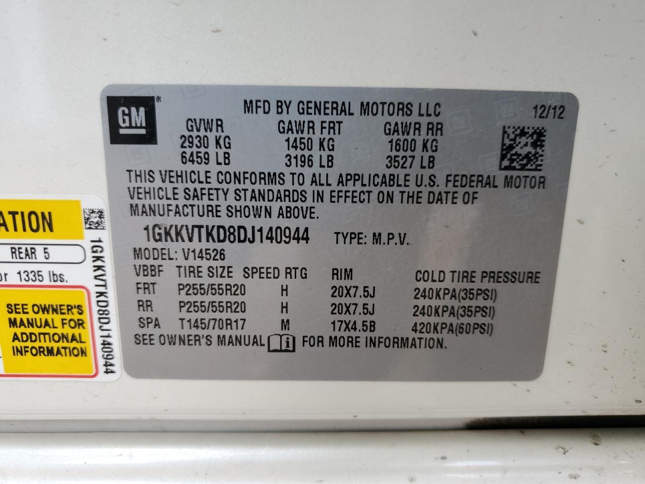 2013 GMC ACADIA