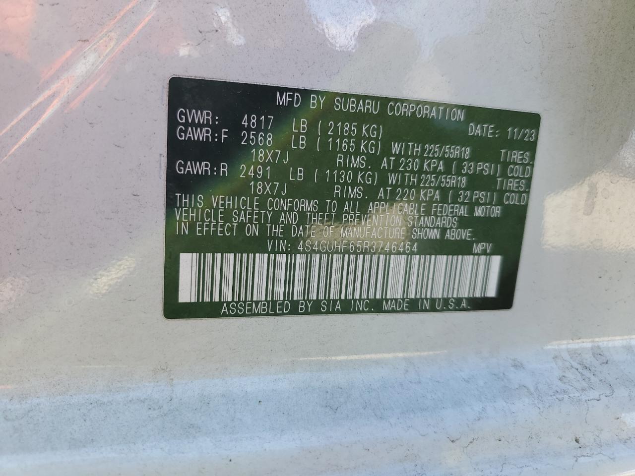 2024 SUBARU Crosstrek