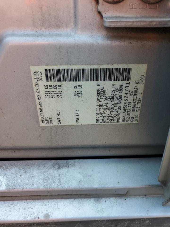 2012 NISSAN ALTIMA