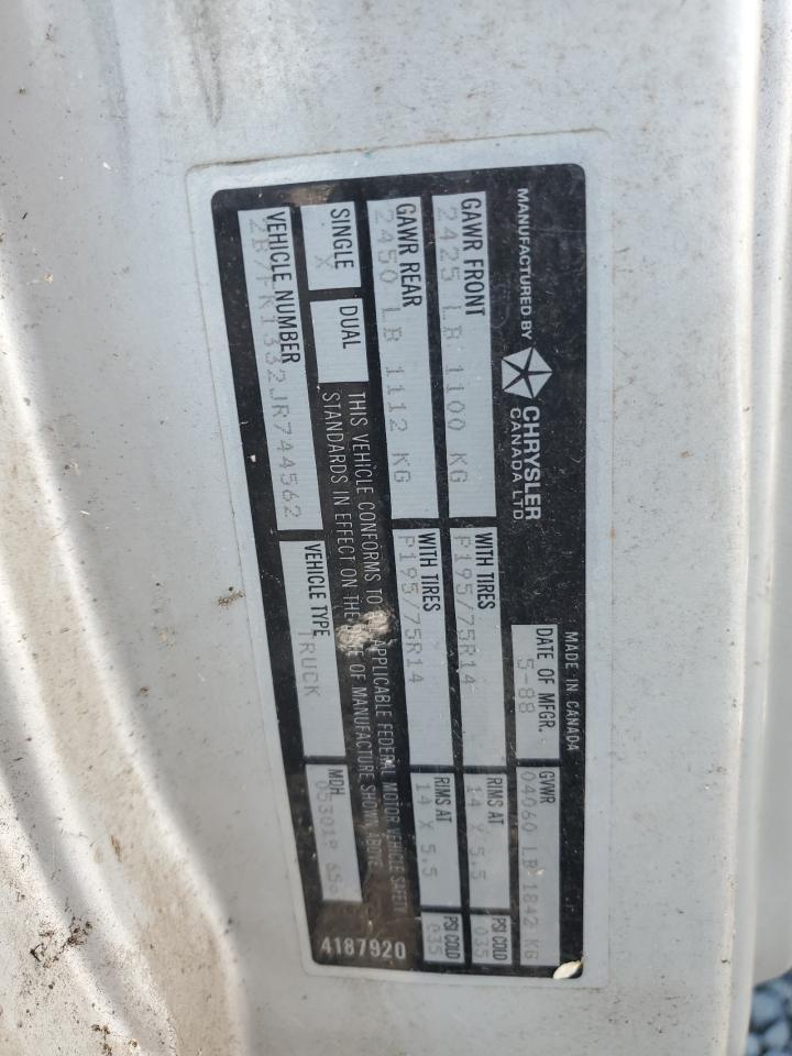 1988 DODGE Mini Ram