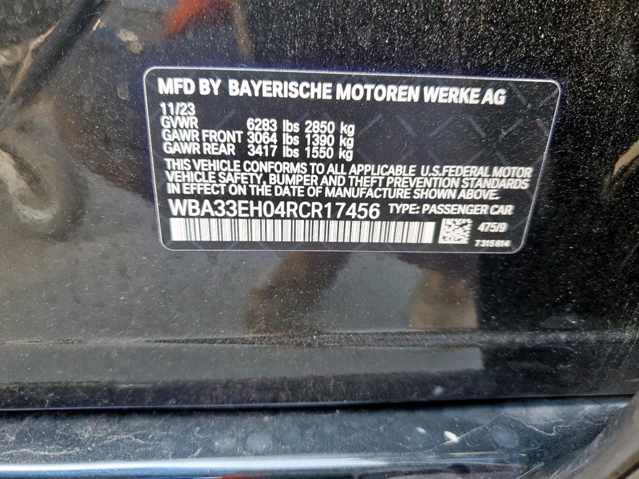 2024 BMW 7 series