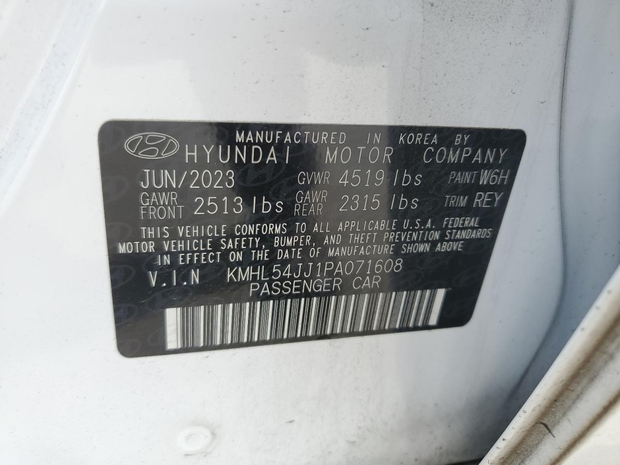 2023 HYUNDAI SONATA