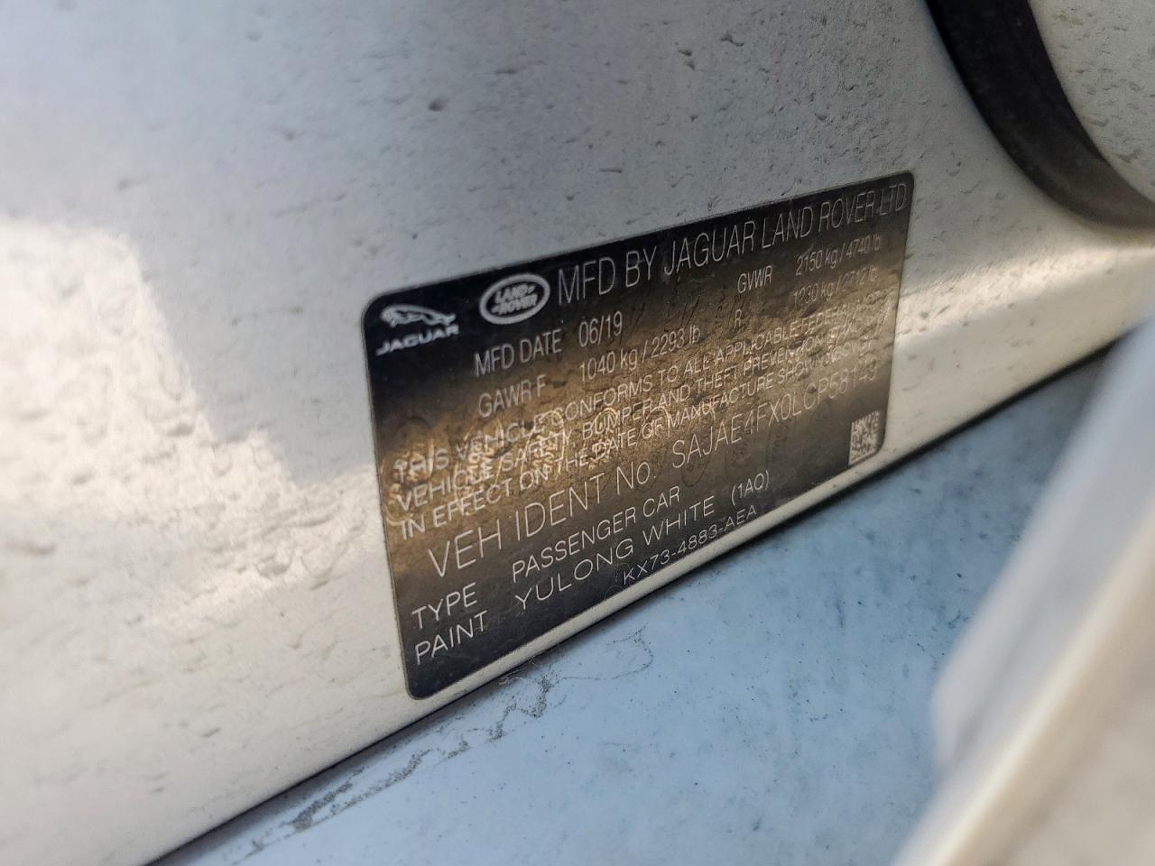 2020 JAGUAR XE