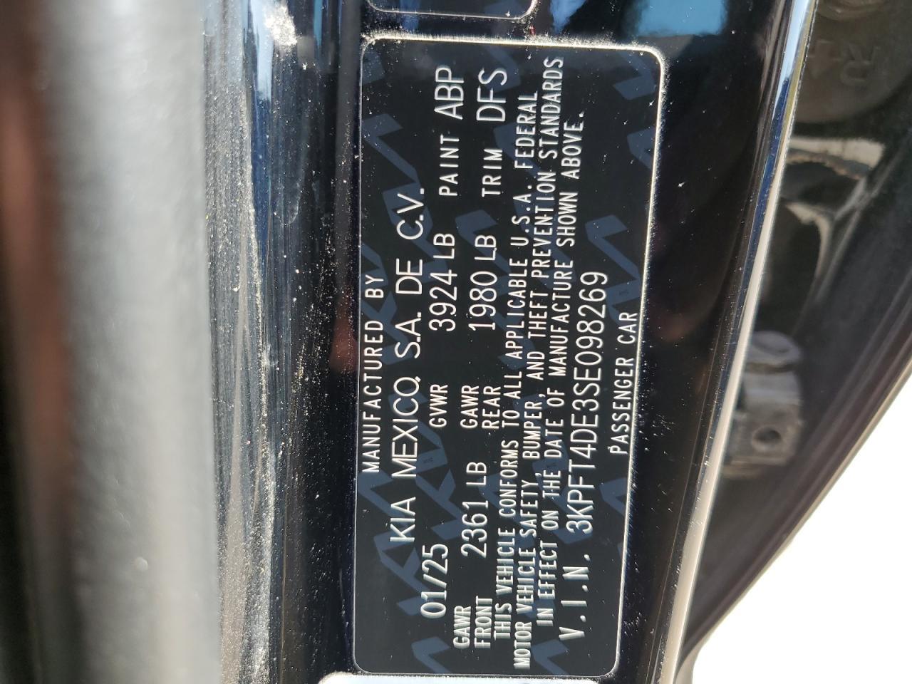 2025 KIA K4
