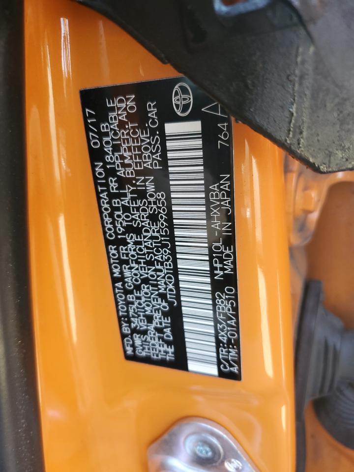 2018 TOYOTA Prius c