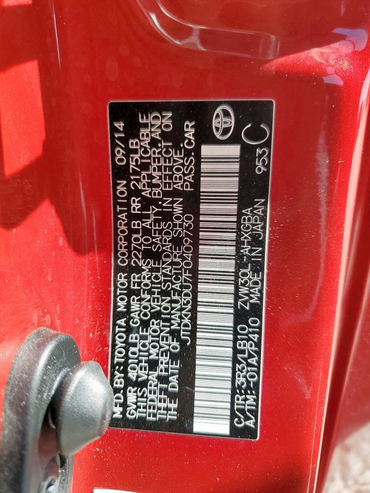 2015 TOYOTA PRIUS