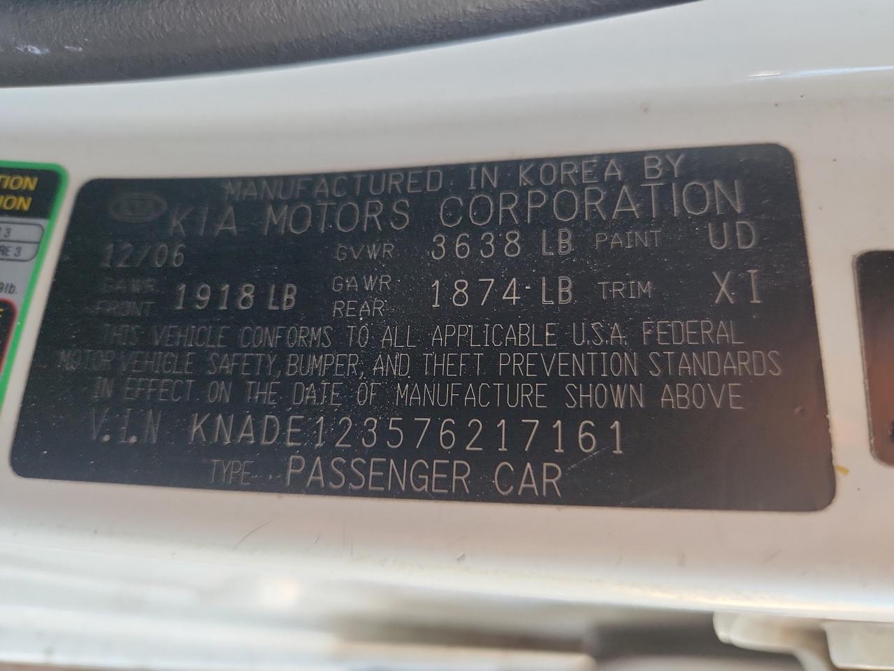 2007 KIA RIO