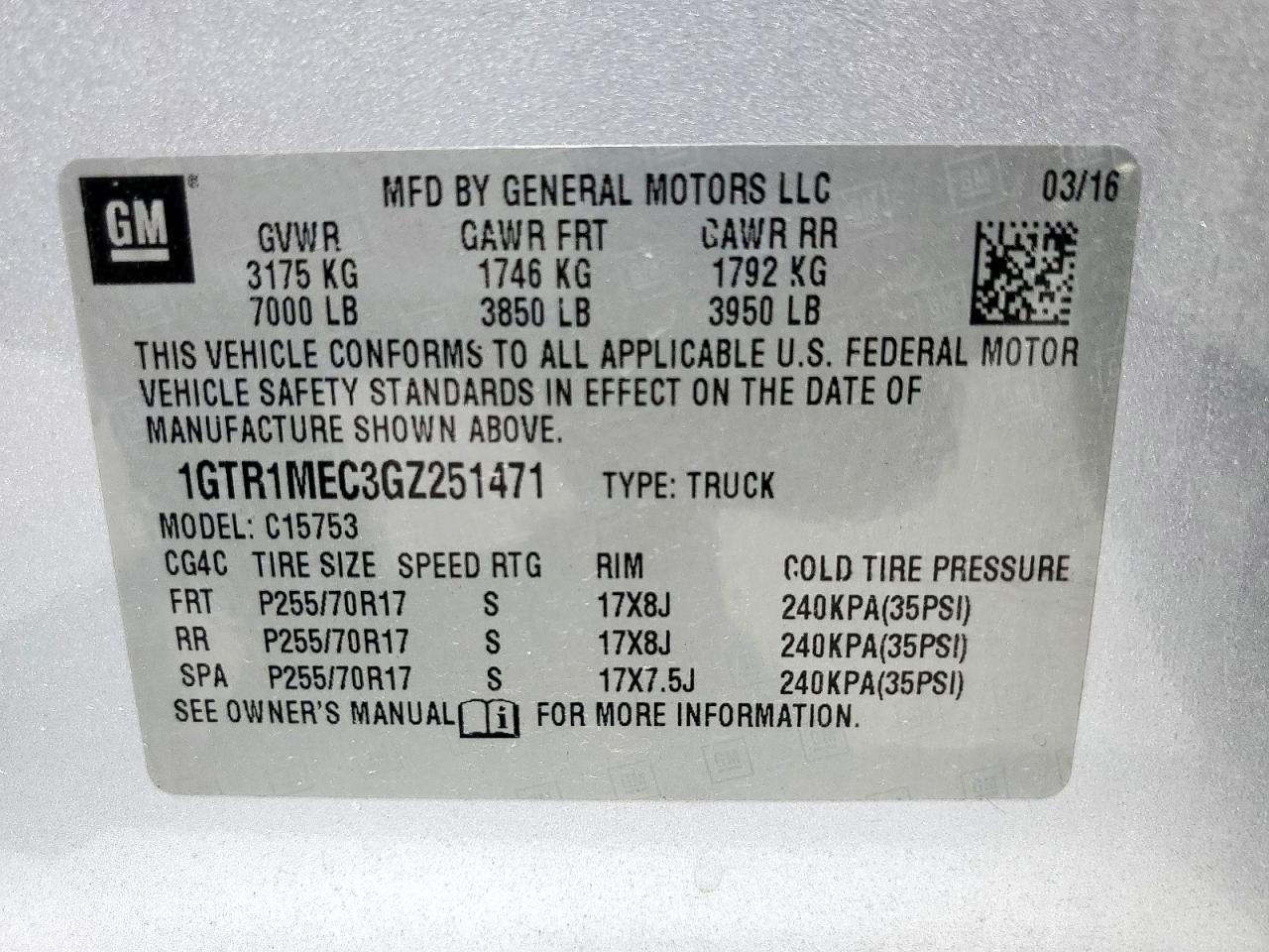 2016 GMC Sierra