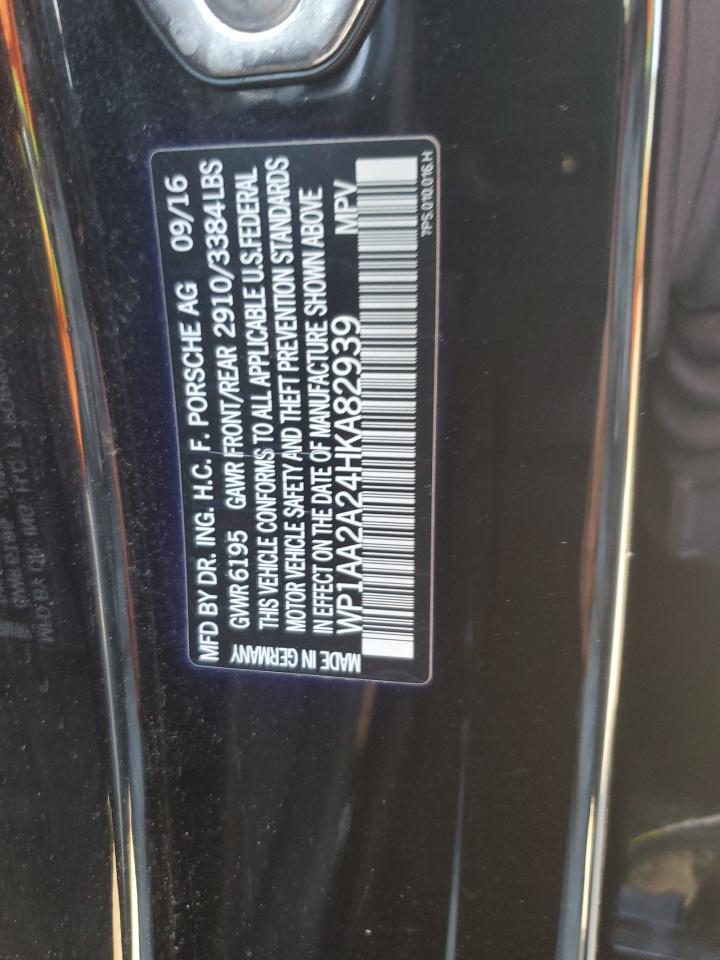 2017 PORSCHE CAYENNE