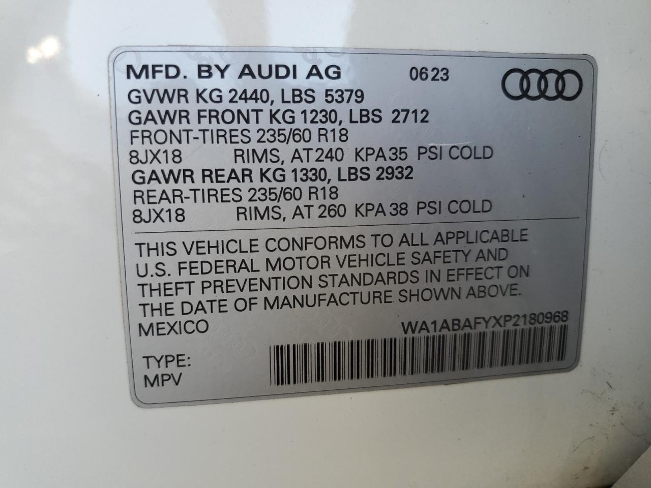 2023 AUDI Q5